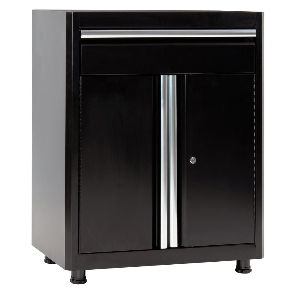 American Heritage 75 in. H x 96 in. W x 18 in. D Welded Steel Garage Storage System in Black (5