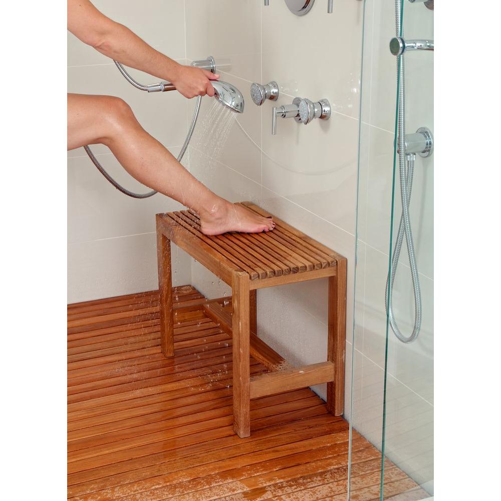 bathroom shower bench