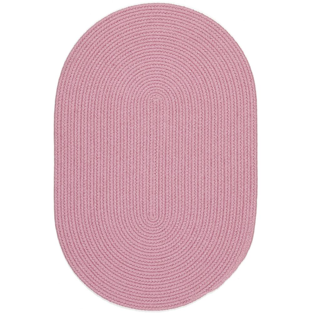 pink Rhody Rug Joy Braids rug