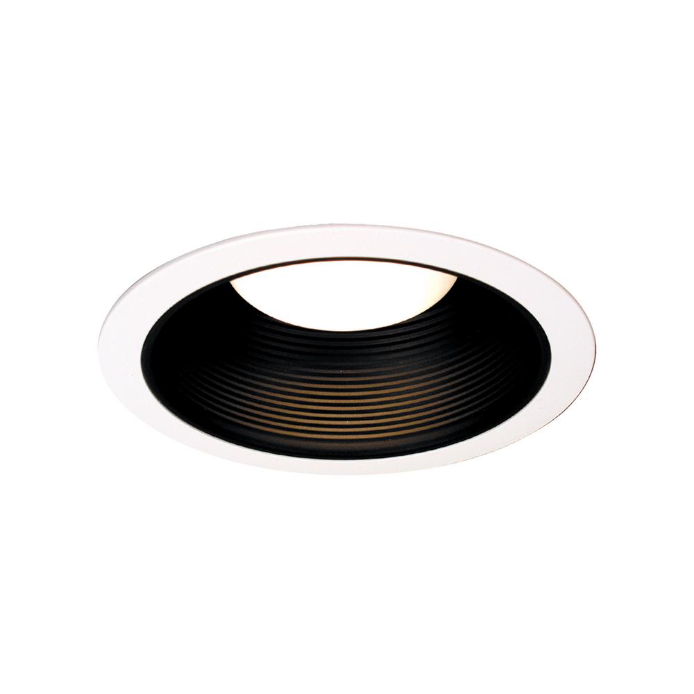 Thomas Lighting 6 In White With Black Baffle Recessed Trim Thomas Lighting 6 In White With Black Baffle Recessed Trim