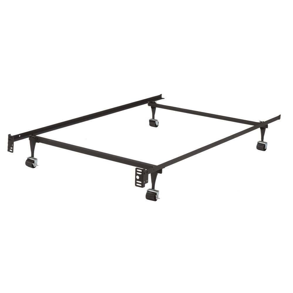 Kings Brand Furniture Twin Heavy Duty Metal Bed Frame With Locking Kings Brand Furniture Twin Heavy Duty Metal Bed Frame With Locking Rollers