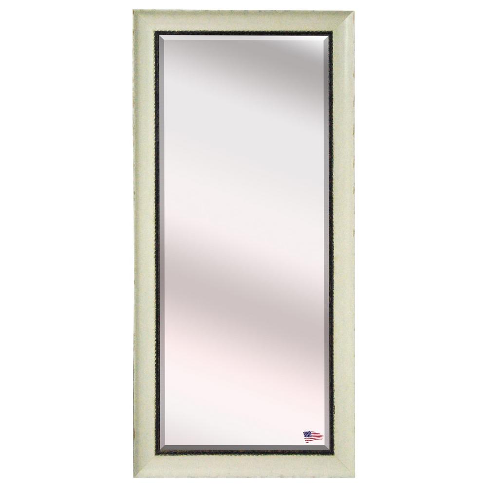 Unbranded 32 in. x 65.5 in. French Victorian White Beveled Full Body