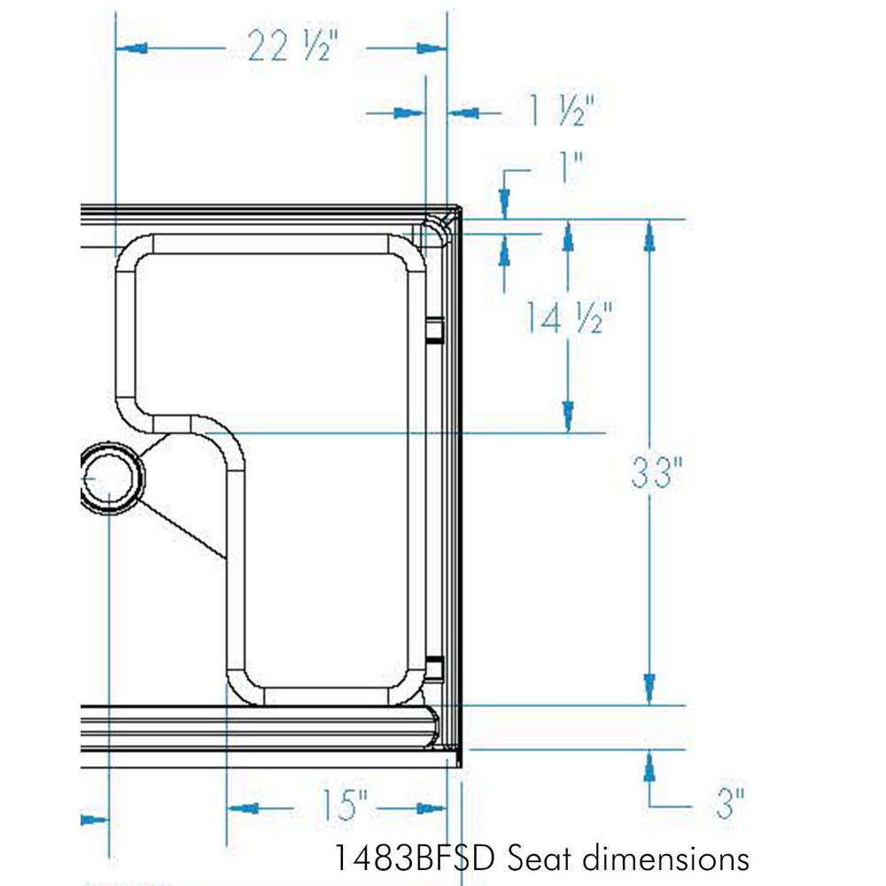 Accessible Shower Seat Dimensions Bruin Blog