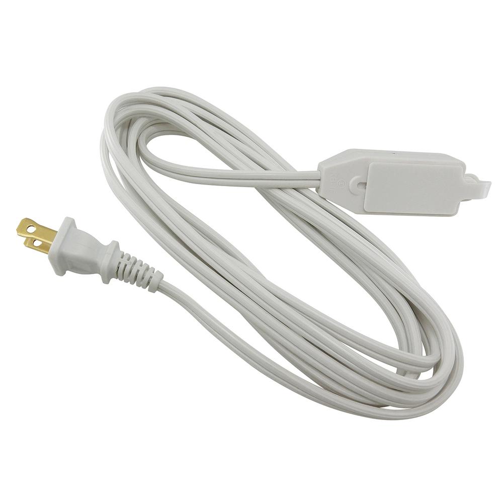 USW USW 12 ft. 16/2 White Indoor Extension Cord78112USW The Home Depot