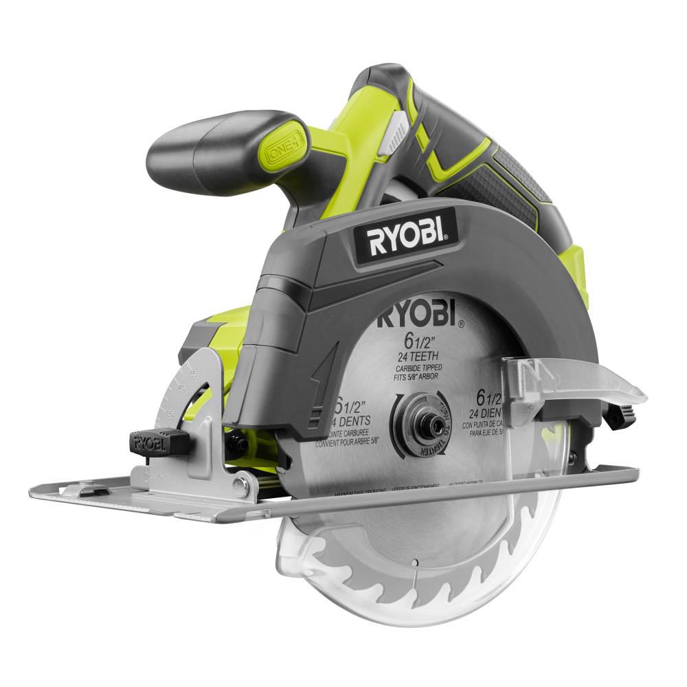 Power Saws RYOBI ONE+ 18V Cordless 6-1/2 in. Circular Saw (Tool Only)-P507 - The Home  Depot