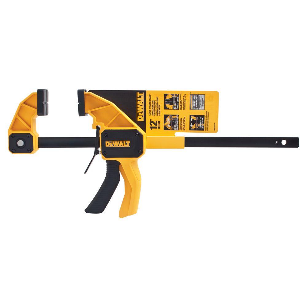 DEWALT 12 in. Large Trigger Clamp-DWHT83193 - The Home Depot