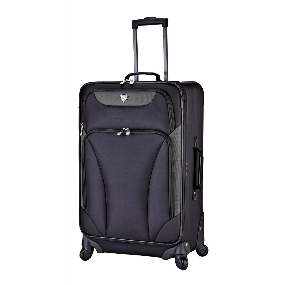 4 wheel suitcase set