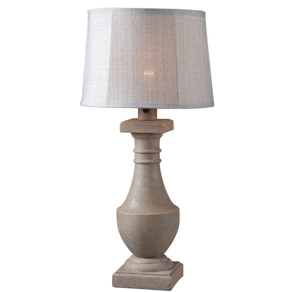 Kenroy Home Patio 31 In Coquina Outdoor Table Lamp 32223coqn