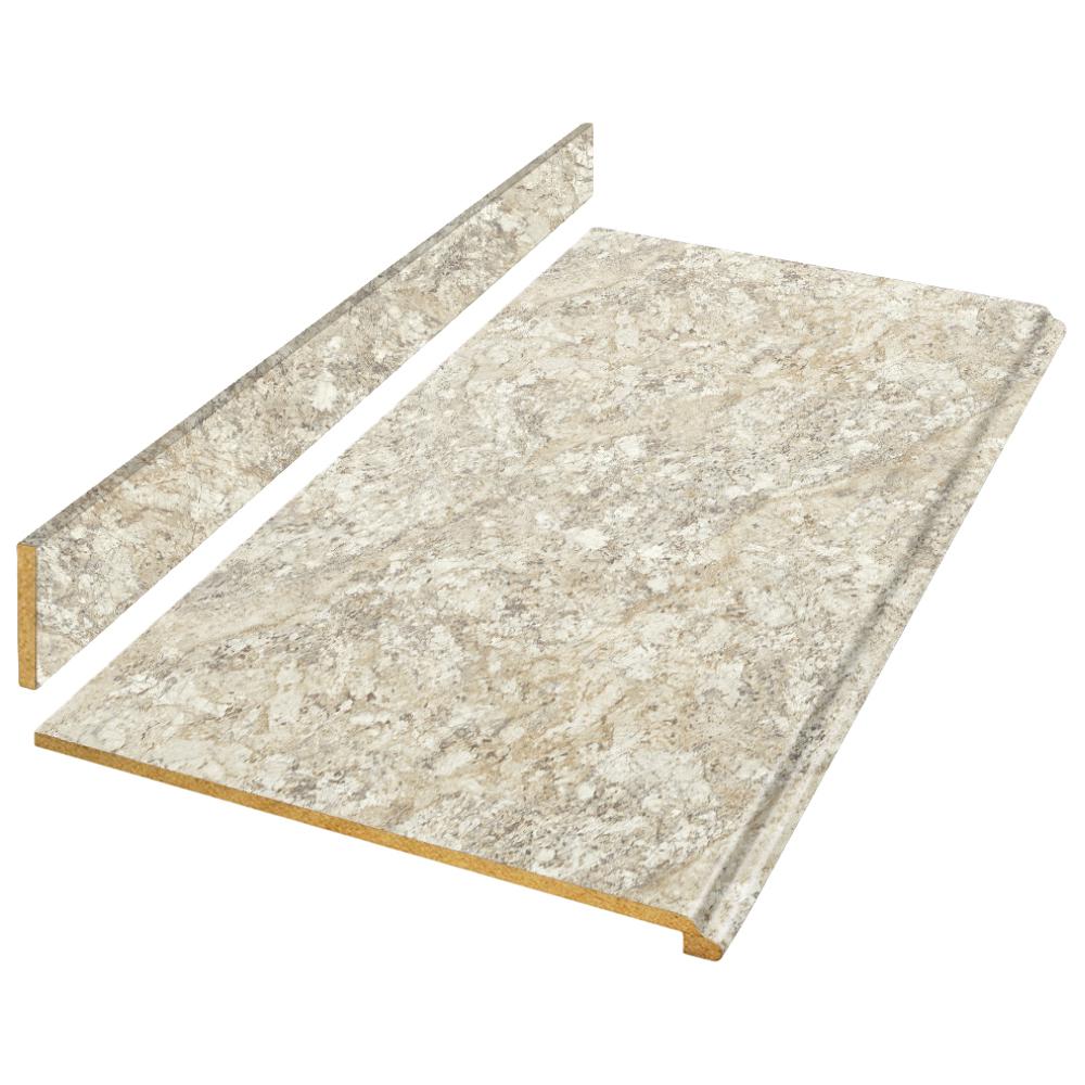 Hampton Bay 6 Ft Laminate Countertop Kit In Winter Carnival Granite