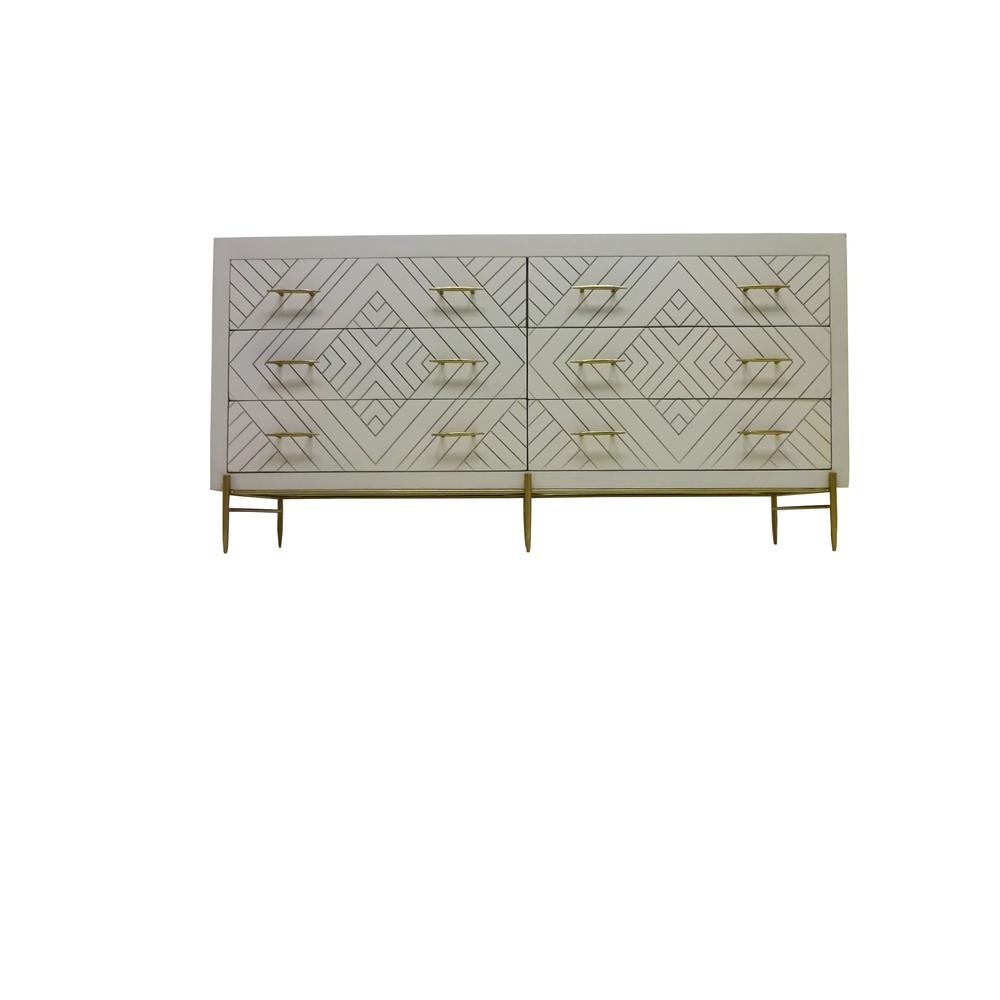 Viktor Dresser 6 Drawers 59016002 The Home Depot
