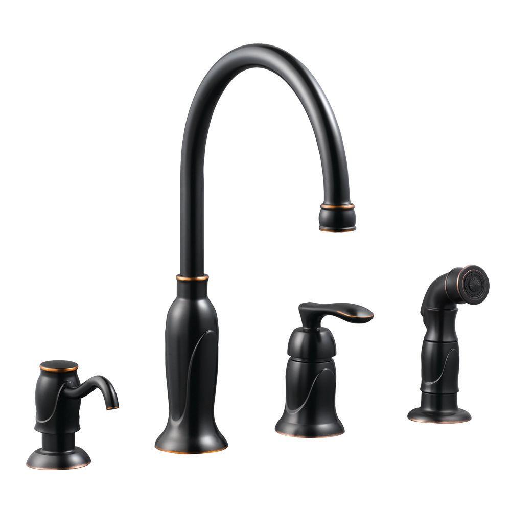 Design House Madison Single Handle Standard Kitchen Faucet With