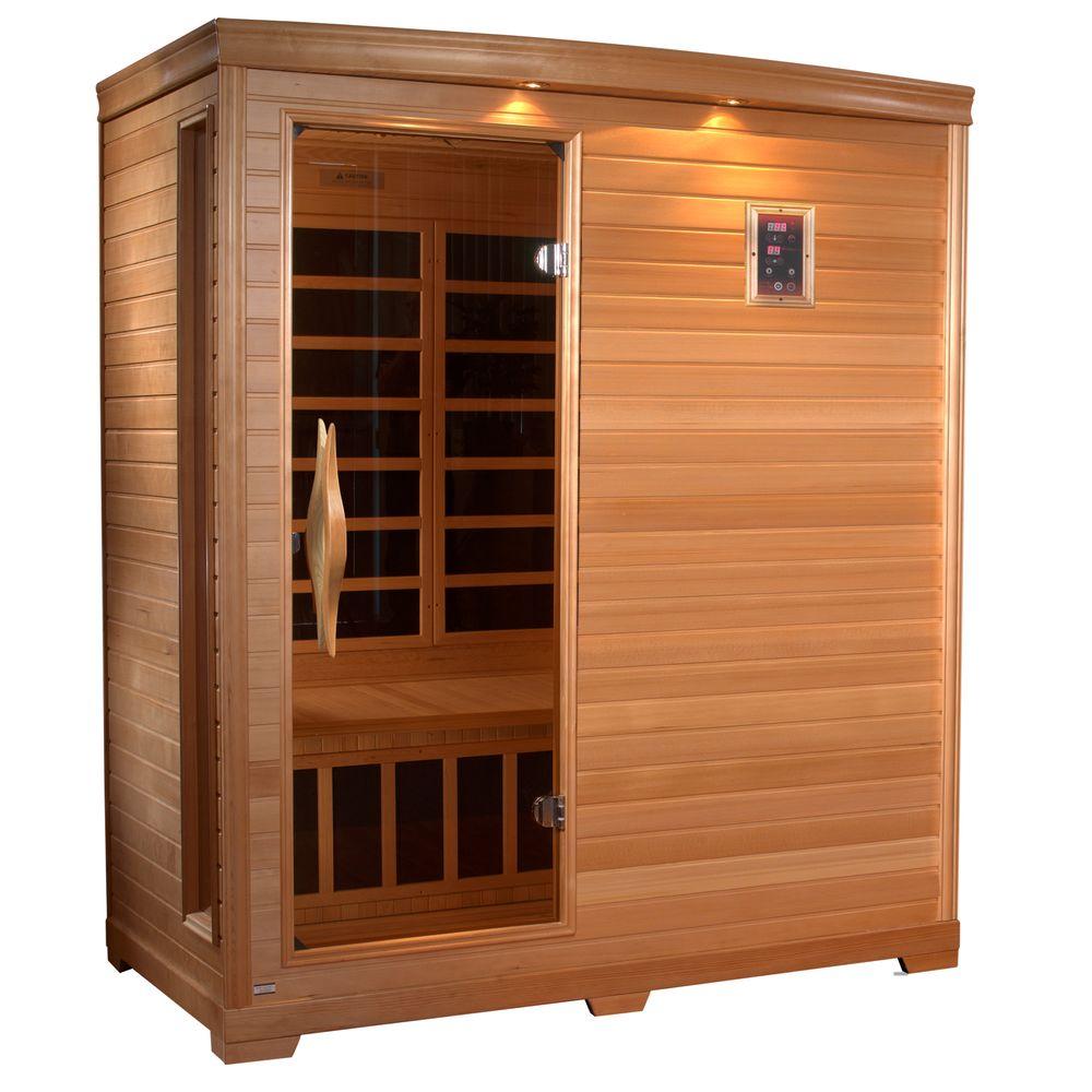 Better Life 3Person Far Infrared Healthy Living Carbon Sauna with