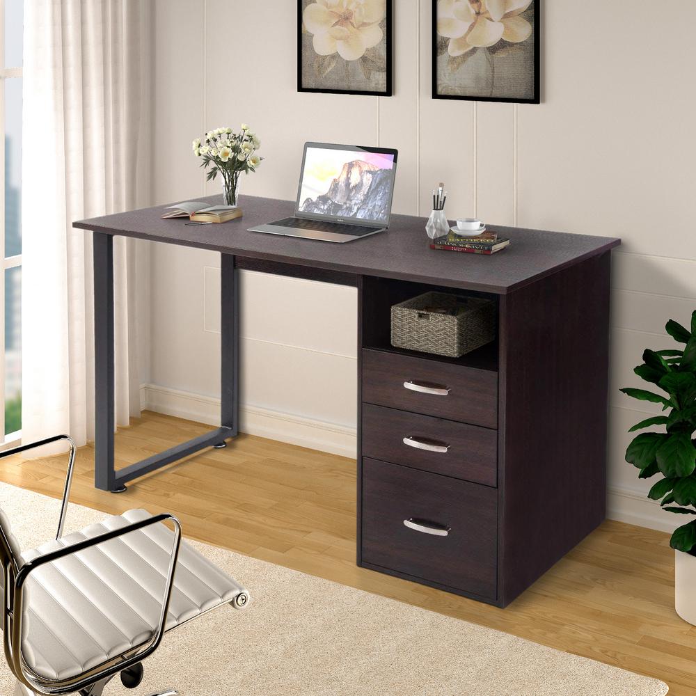 Wood 47 In Computer Desk Desks Home Office Furniture The