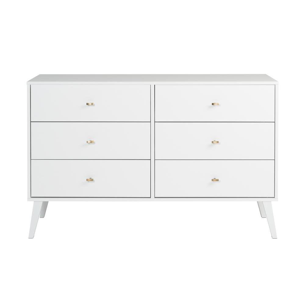 White Mid Century Modern Dressers Bedroom Furniture The