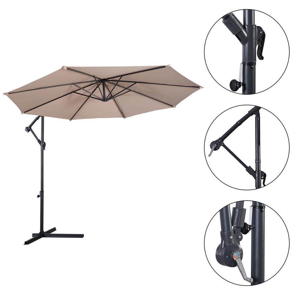 half umbrella home depot