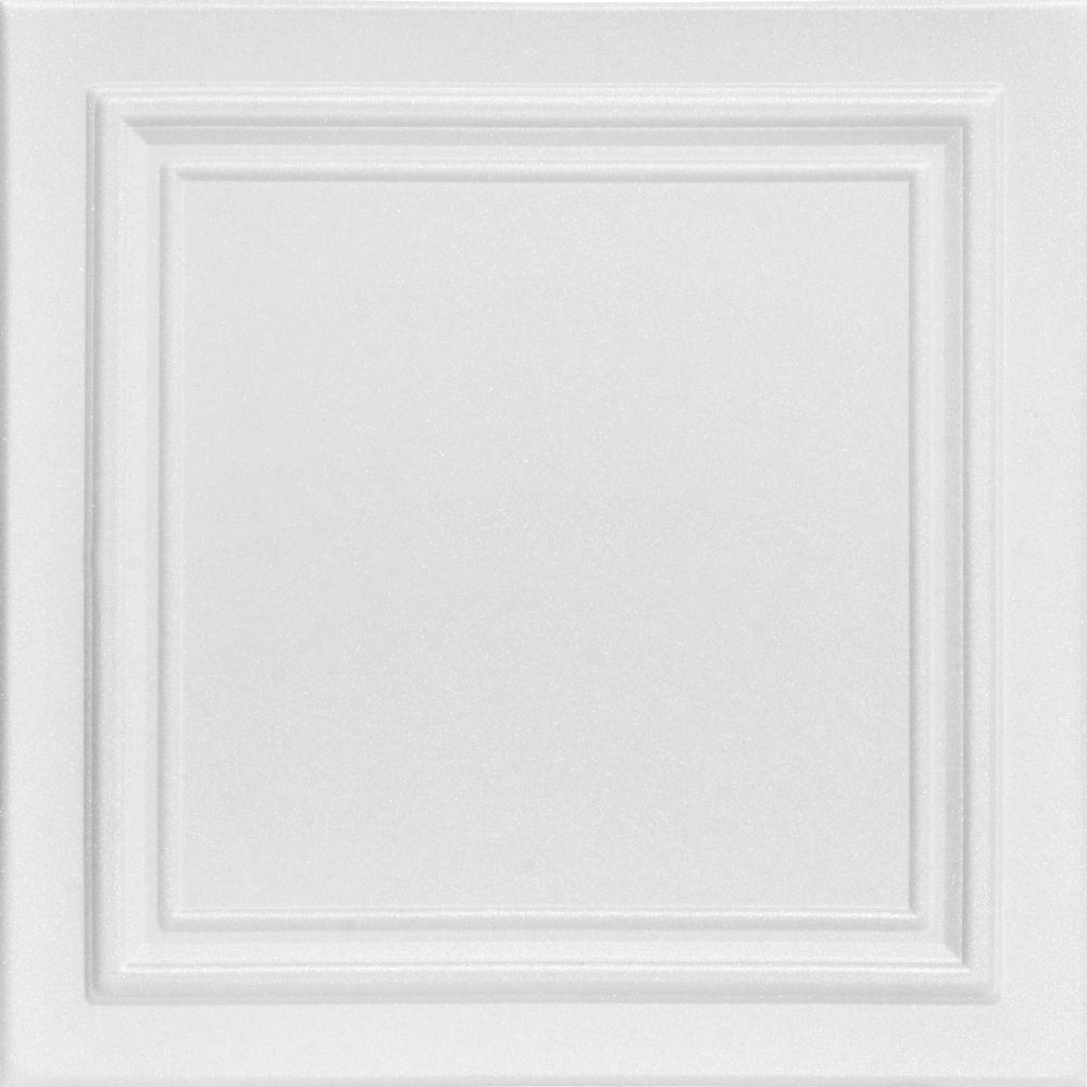 A La Maison Ceilings Line Art 1.6 ft. x 1.6 ft. Foam Glueup Ceiling