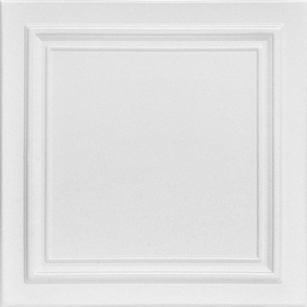 Fasade Traditional 3 2 ft. x 4 ft. GlueUp Ceiling Tile in Matte