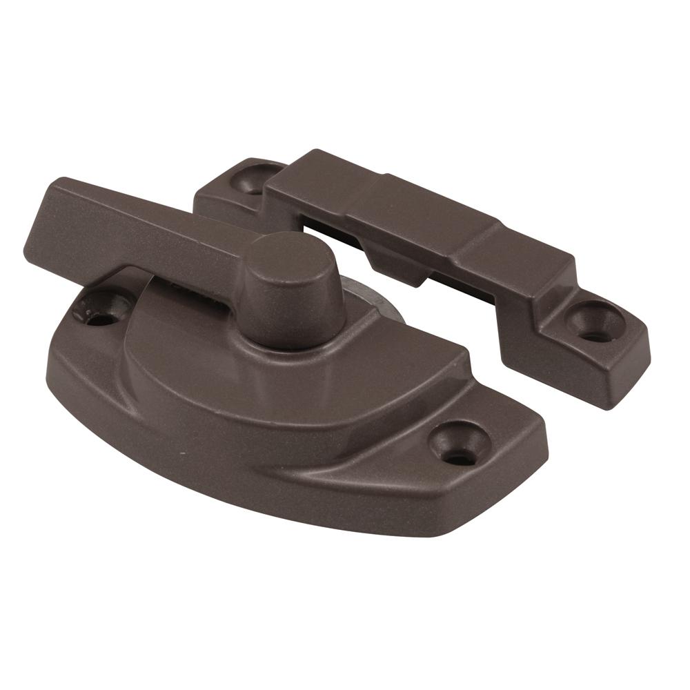 PrimeLine Entrygard Bronze Cast Metal Cam Window Sash Lock with Non
