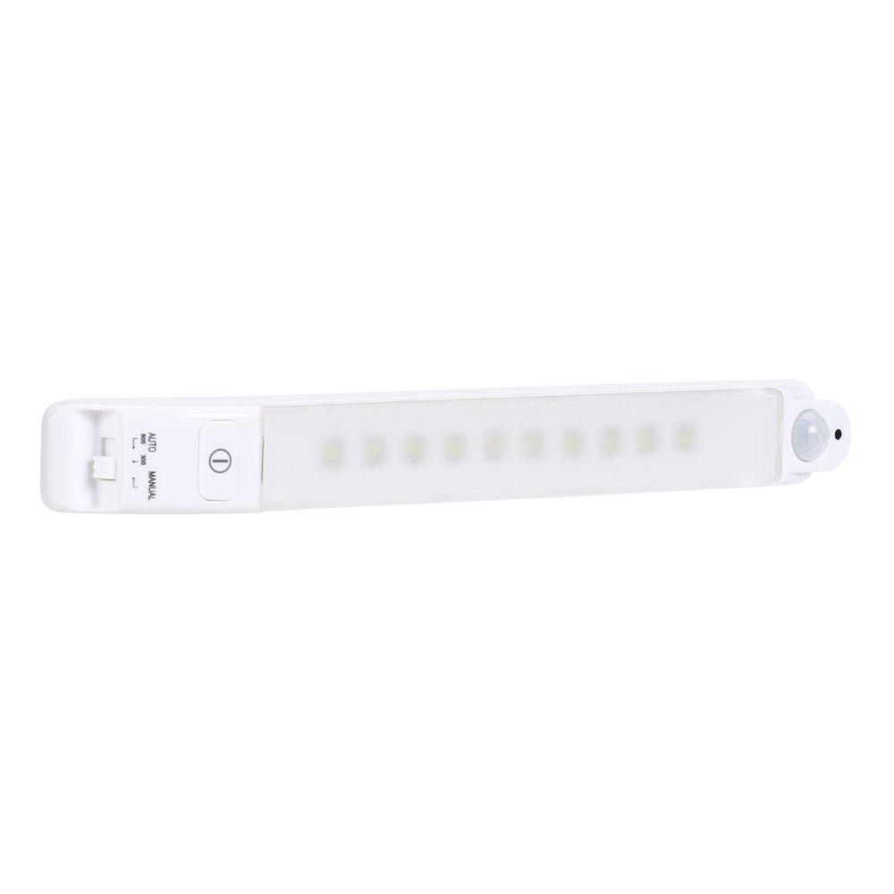 Light It 10 Led White Battery Powered Motion Activated Anywhere Light 30050 308 The Home Depot