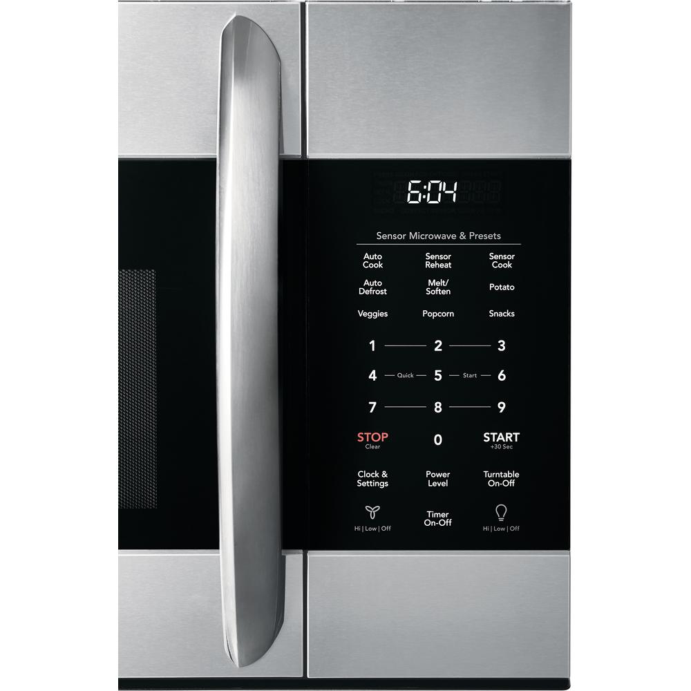Frigidaire Gallery 1 7 Cu Ft Over The Range Microwave In Smudge Proof Stainless Steel With Sensor Cooking Technology Fgmv17wnvf Home Depot Frigidaire Gallery 1 7 Cu Ft Over The