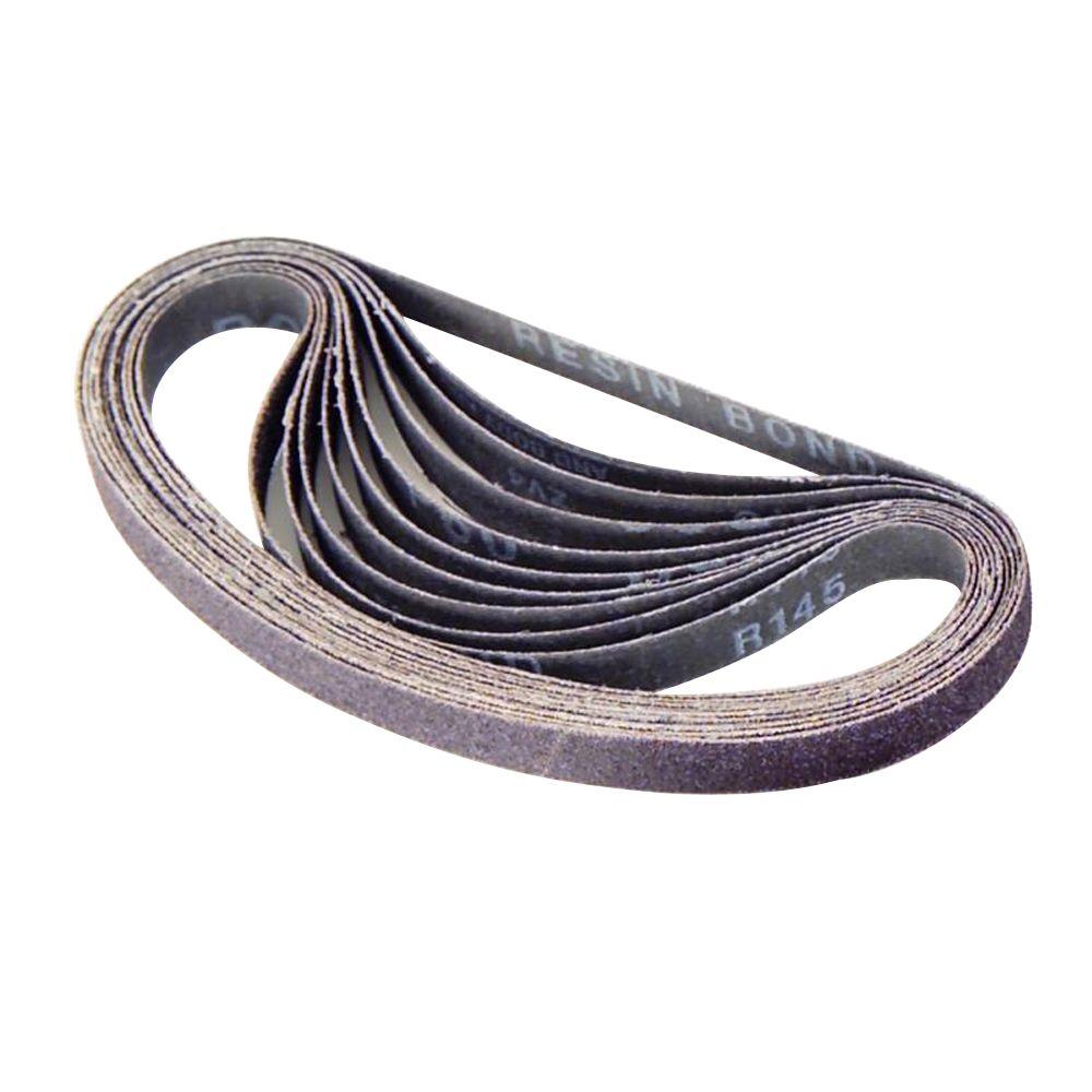 Gyros 1 in. x 42 in. 60-Grit Aluminum Oxide Sanding Belt (5-Pack ...