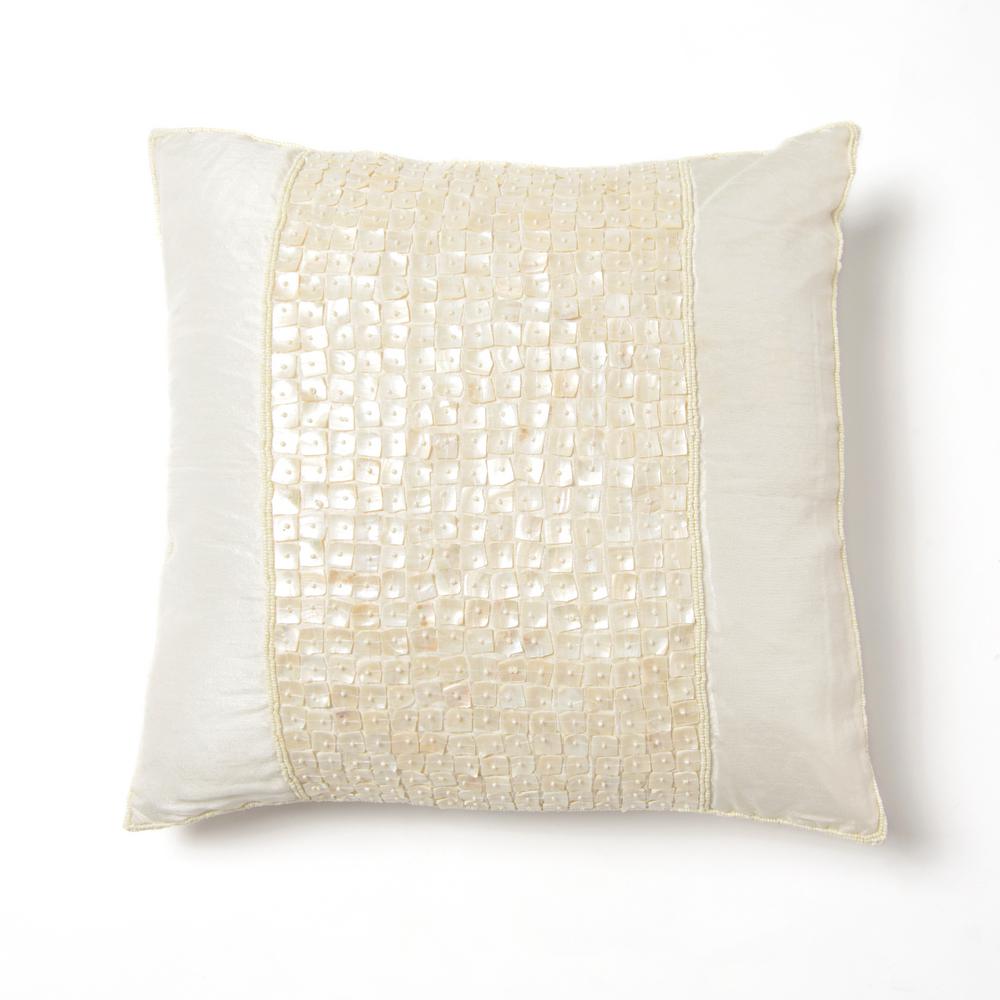 pillow tabby 18 ivory