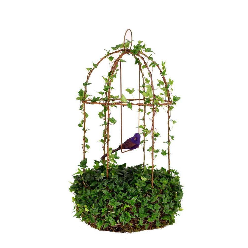8 in. Grand Ivy Rustica Bird CageXXNR354G The Home Depot