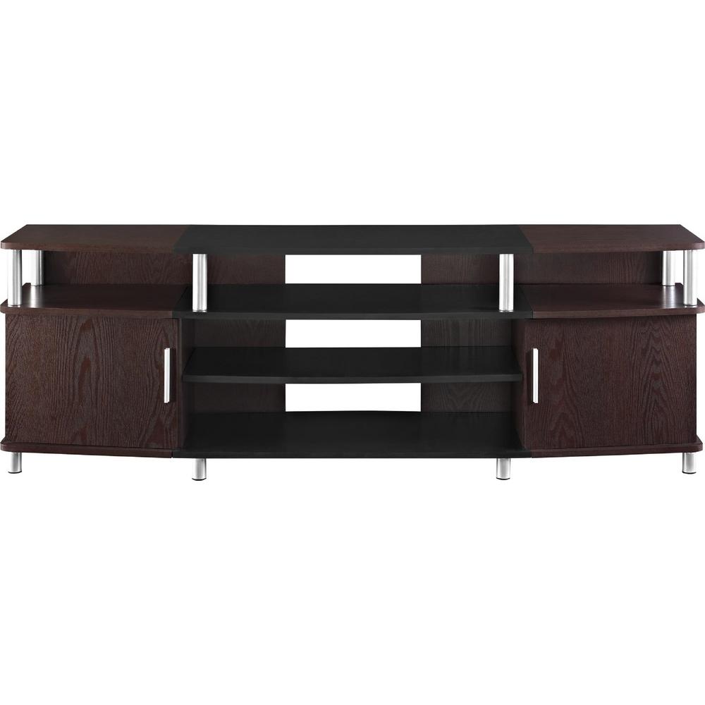 Ameriwood Home Windsor Cherry 70 in. TV StandHD69157 The Home Depot