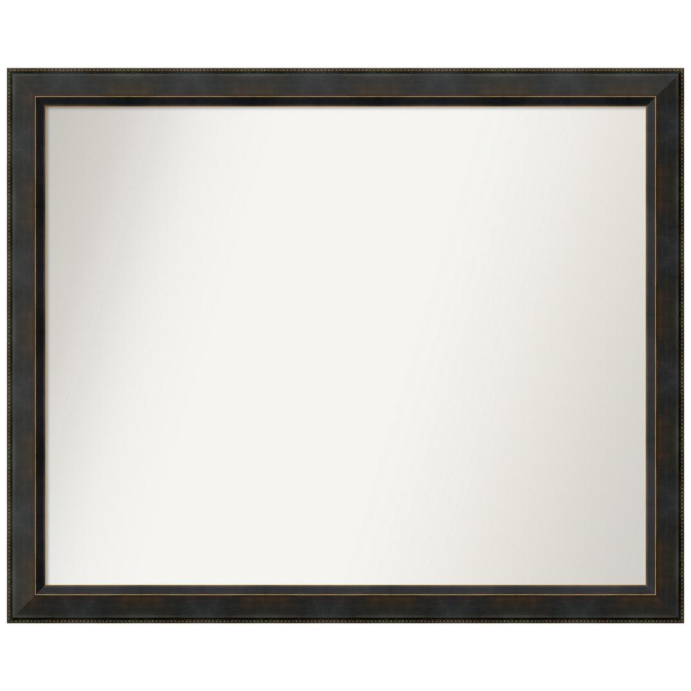 Amanti Art Choose your Custom Size 44.38 in. x 36.38 in. Signore Bronze Wood Decorative Wall Mirror was $501.46 now $294.85 (41.0% off)