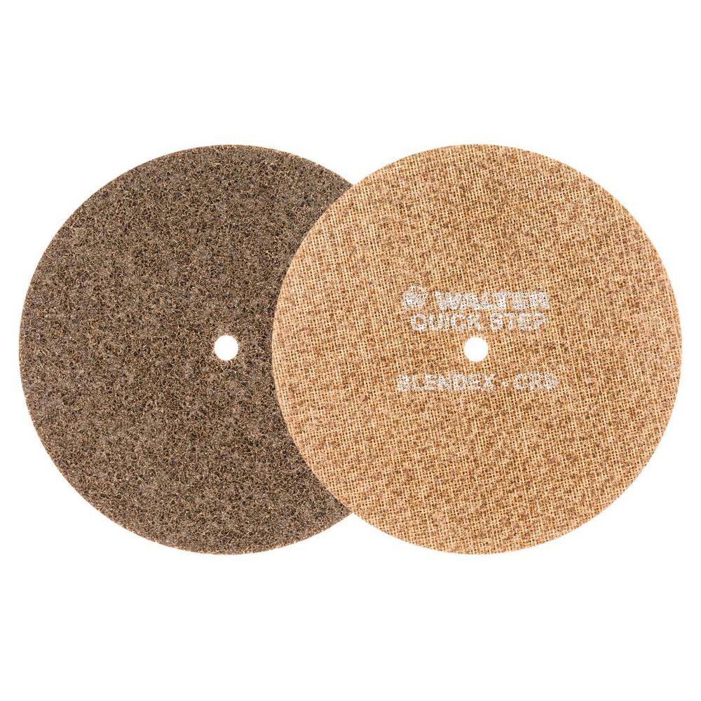 WALTER SURFACE TECHNOLOGIES QUICK-STEP BLENDEX 7 in. x GR Coarse, Surface Conditioning Discs (Pack of 10)