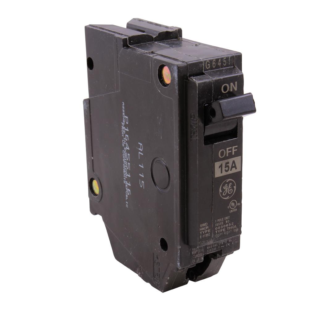 THQL1115 GE LOT OF 10 WARRANTY 15 AMP 1 POLE Circuit Breakers