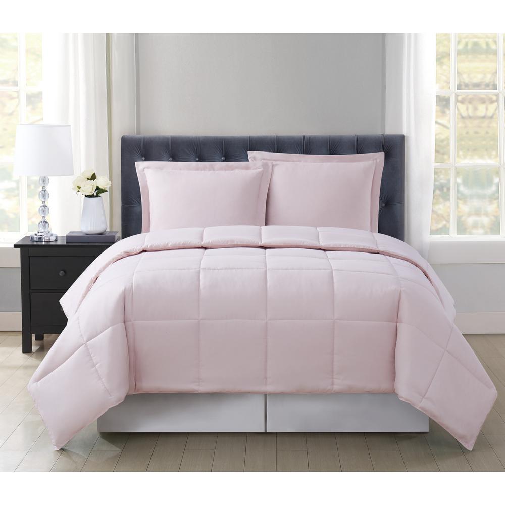 Elegant Comfort 2 Piece Pink Purple Twin Xl Comforter Set Cmf T
