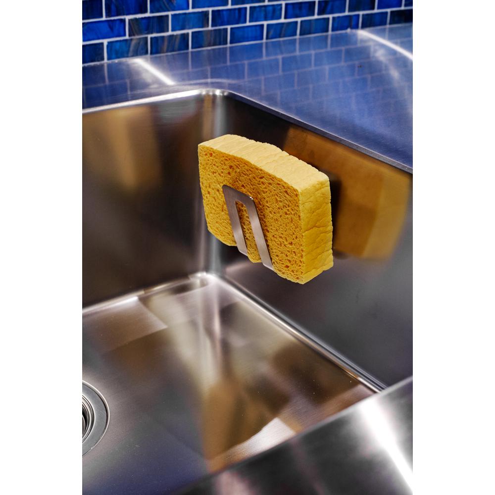 Sinkology Sidekick Sponge Istant 2 In Magnetic Multi Holder Stainless Steel Sponge Holder