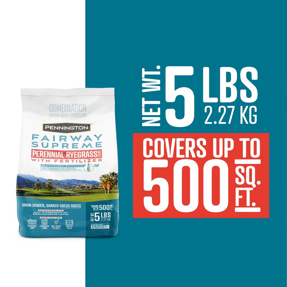 Pennington 5 Lbs Fairway Supreme Perennial Ryegrass Blend