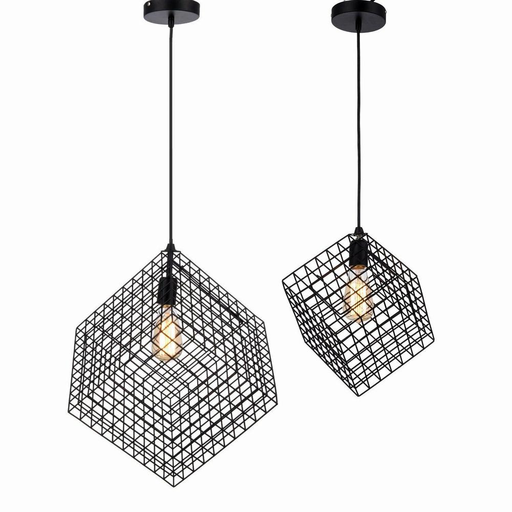 Black Metal Hanging Ceiling Lights Swasstech