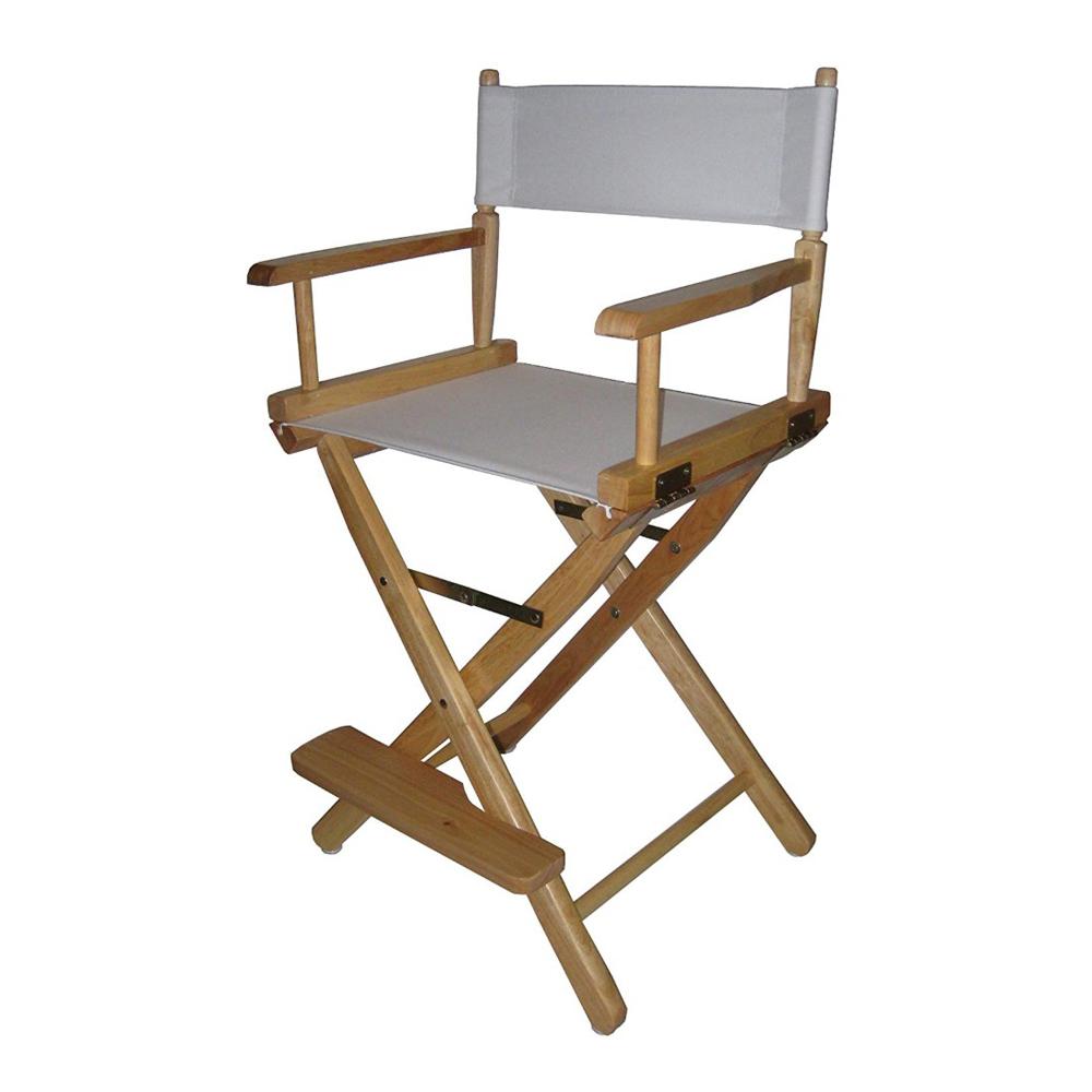 Casual Home 30 Directors Chair Natural Frame-with Hunter Green Canvas Bar Height