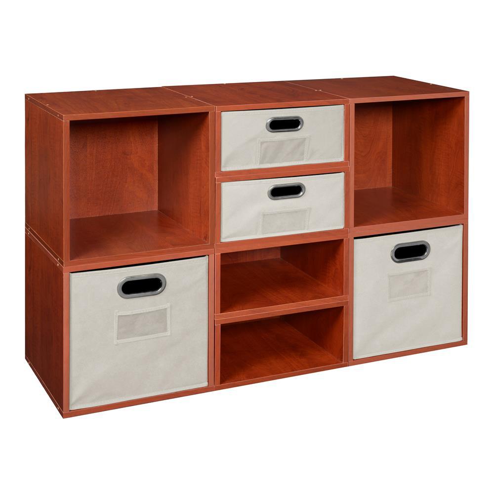 cherry wood toy organizer