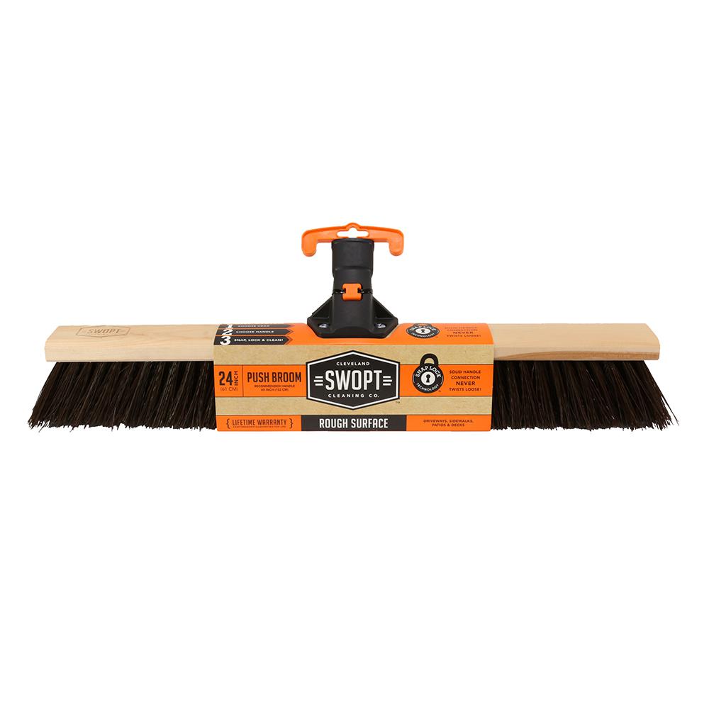 Swopt 24 in. Premium Rough Surface Push Broom Head5117 The Home Depot