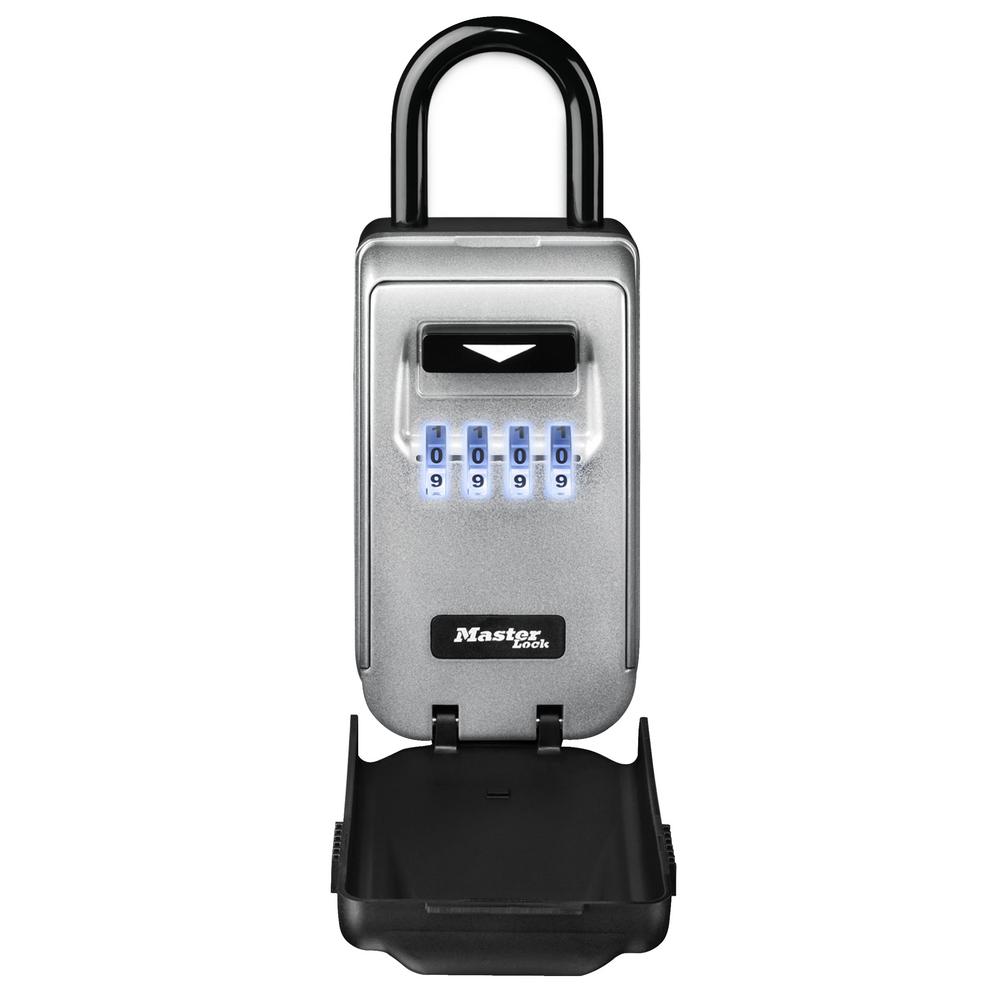 Master Lock Safee Portable Light Up Dial Box With Removable Safee Portable Light Up Dial Lock Box With Removable Shackle