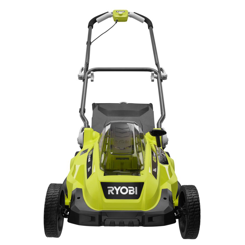 Ryobi Walk Behind Push Lawn Mower 16 In 40v Lithium Ion Cordless Easy