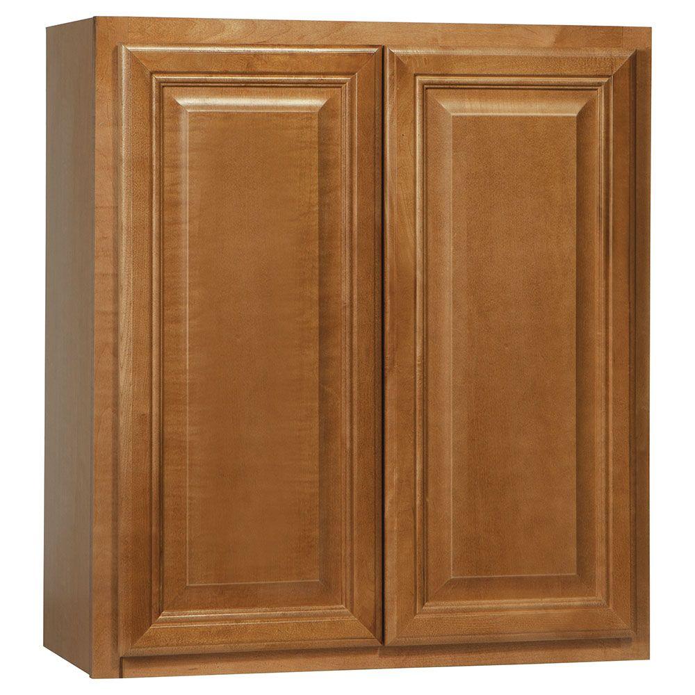 Hampton Bay Cambria Assembled 27x30x12 in. Wall Kitchen Cabinet in ...
