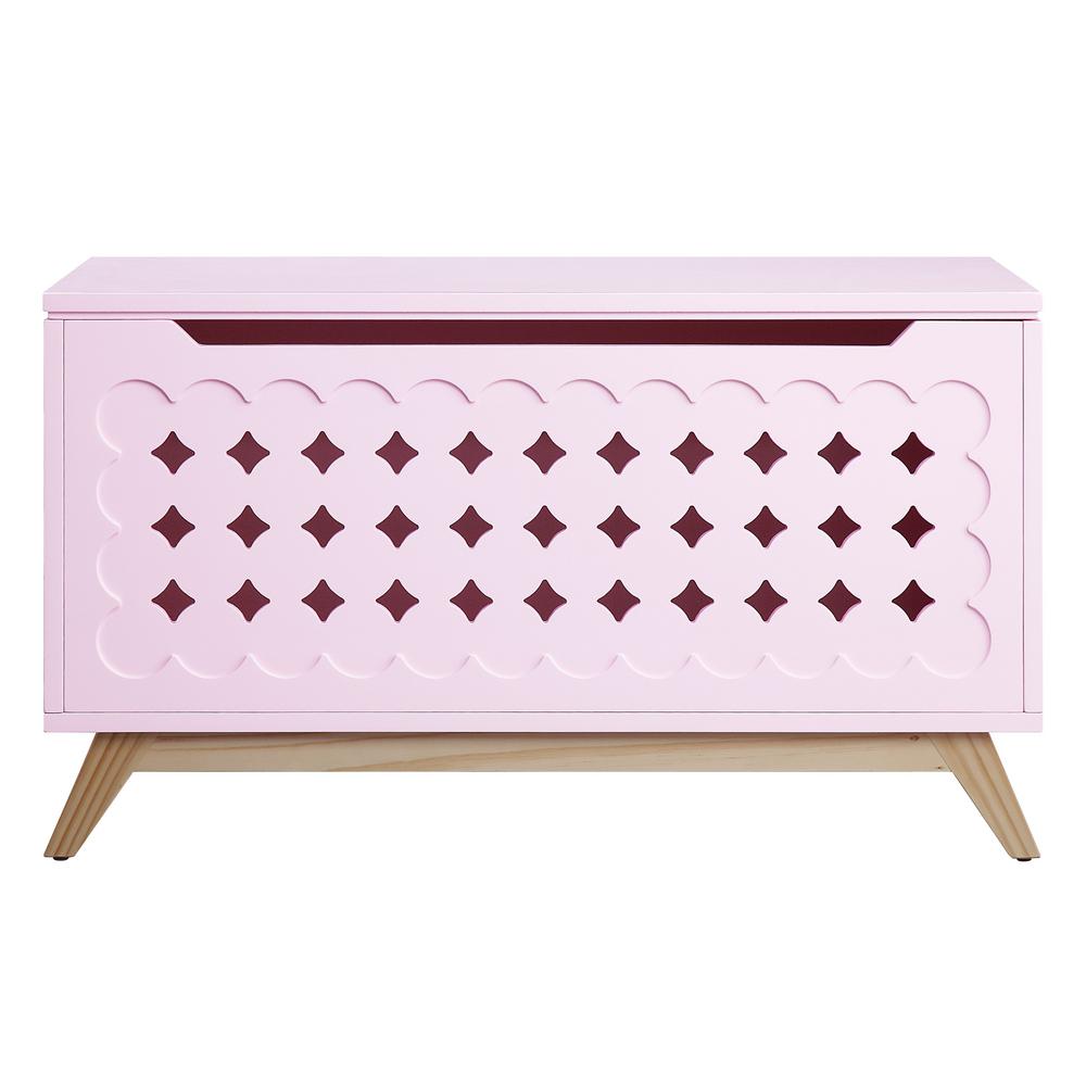 pink changing table dresser