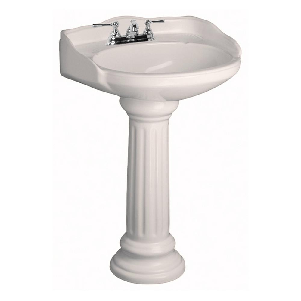 Beige Pedestal Sinks Bathroom Sinks The Home Depot