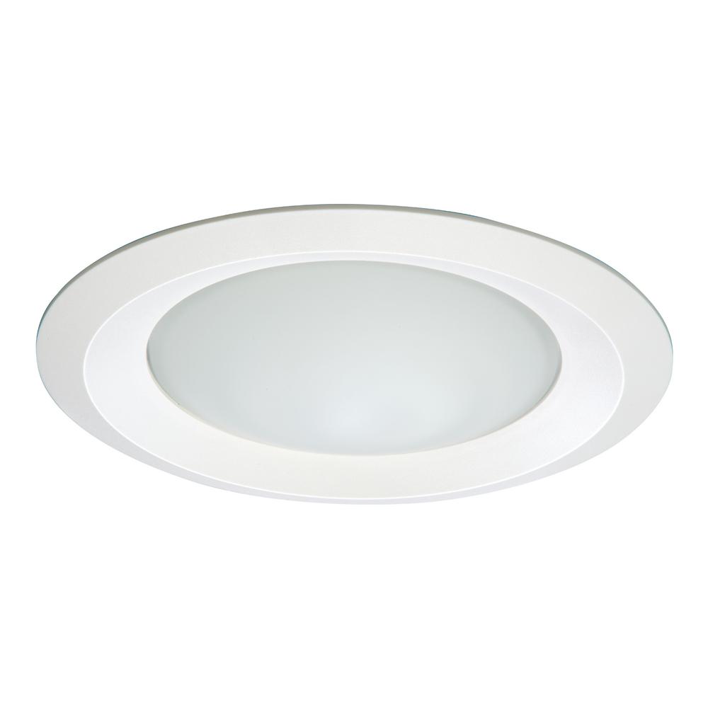 Halo Re-6150wh Recessed Lighting Shower Lens/trim, 6", White, Gloss