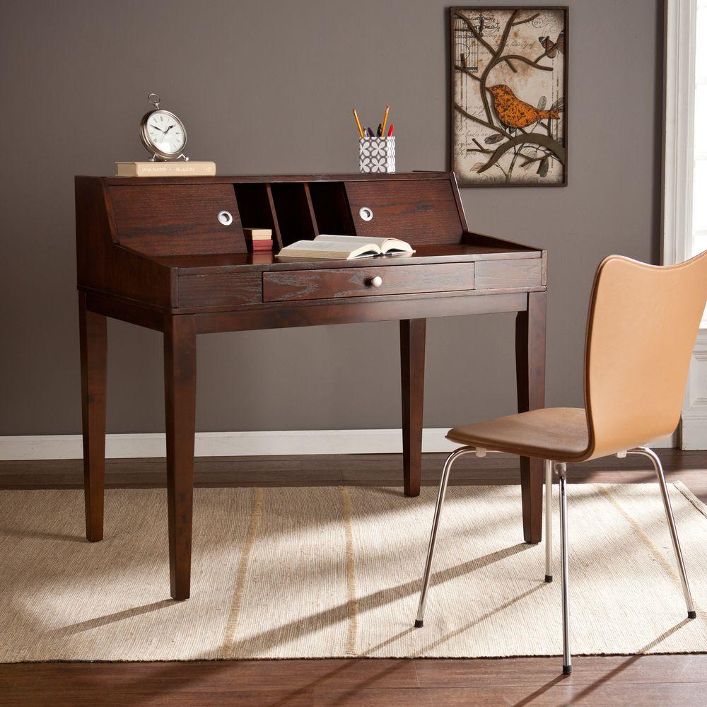 Southern Enterprises Coralia Espresso DeskHD865645 The Home Depot