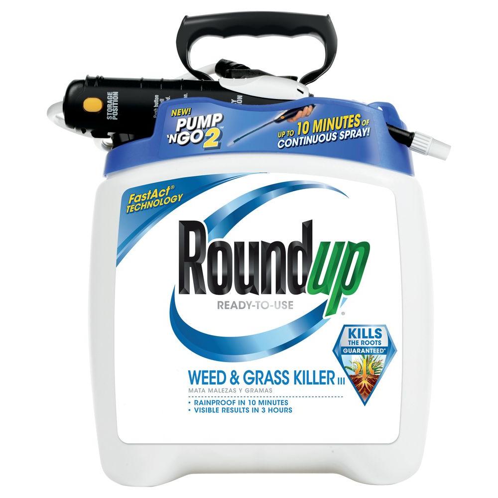 Roundup Weed and Grass Killer III with Pump 'N Go ReadyToUse 2.1