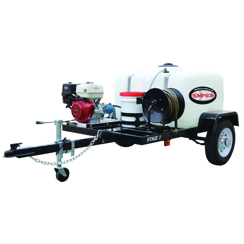Simpson 4,200 PSI 4.0 GPM Gas Pressure Washer Trailer System by Simpson