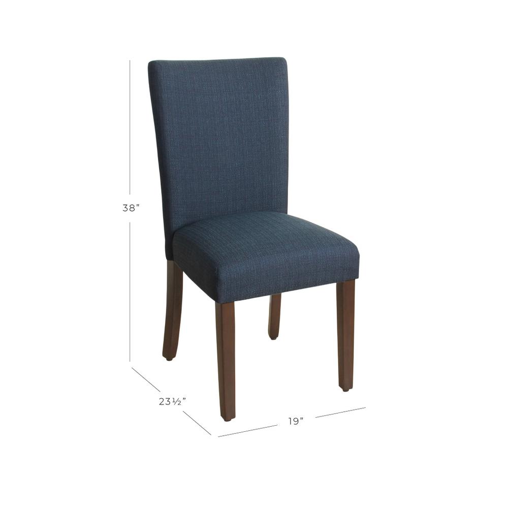 Homepop Classic Parsons Navy Blue Dining Chair K6805 F2088 The Home Depot