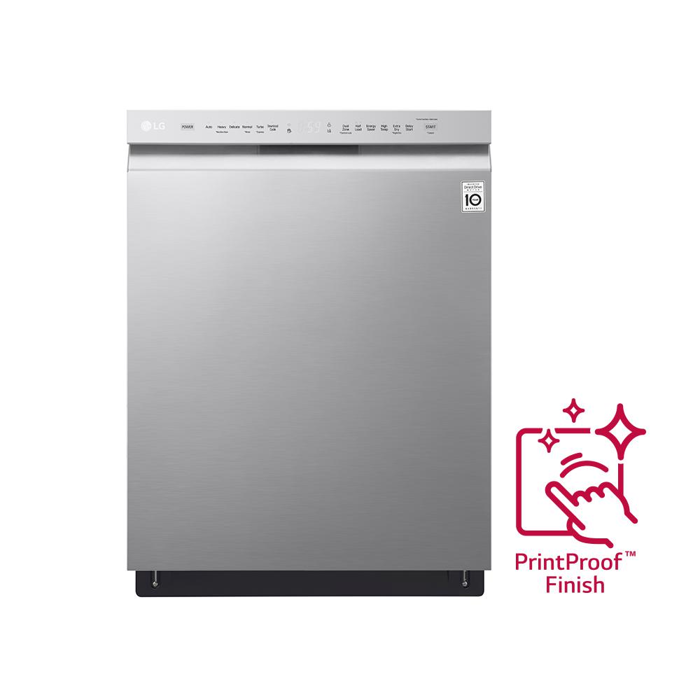 GE Top Control Tall Tub Dishwasher in Fingerprint Resistant Stainless Steel with Stainless Steel