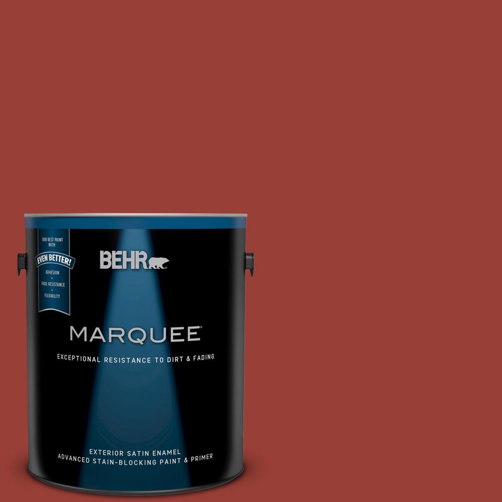 Behr Marquee 1 Gal S H 190 Antique Red Satin Enamel Exterior Paint Behr Marquee 1 Gal S H 190 Antique Red Satin Enamel Exterior Paint